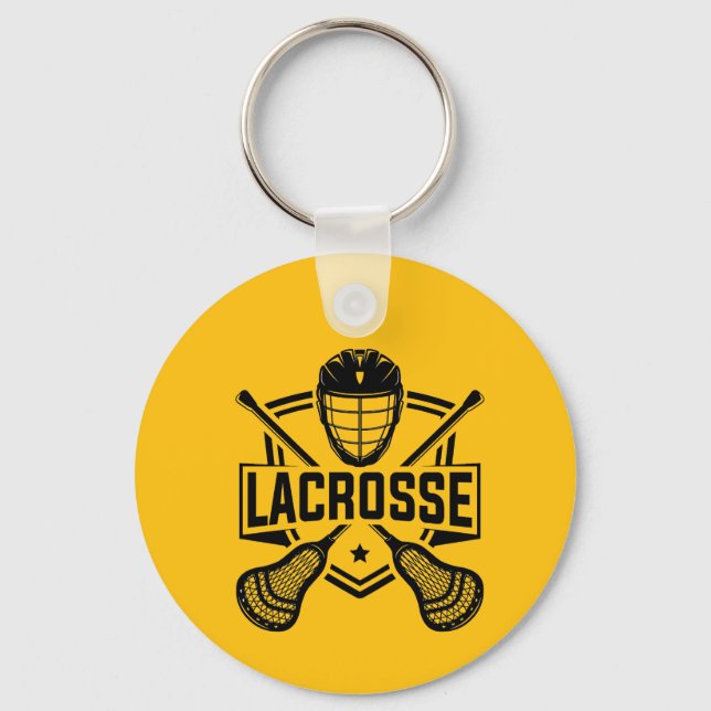 Llavero Diseño de Lacrosse  (Anverso)