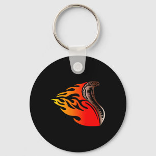 Llavero diseño de llamas de cobra