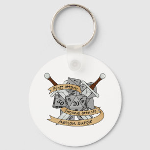 Llavero Diseño de los dados de combate