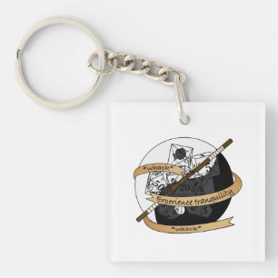 Llavero Diseño de los dados de los monjes