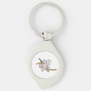 Llavero Diseño de los dados de Paladin