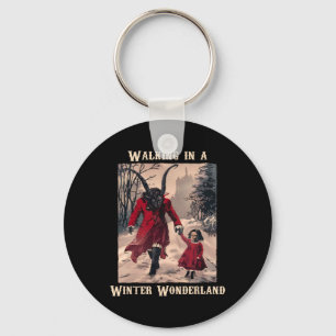 Llavero Diseño de los Navidades góticos de Krampus Winter