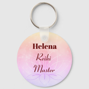 Llavero diseño de Maestría de Reiki personalizado en bonit