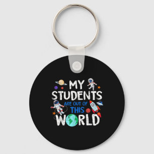 Llavero Diseño de maestro lindo Mis estudiantes están fuer