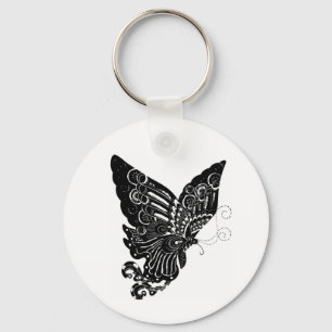 Llavero Diseño de mariposa de corte de papel chino - Keych