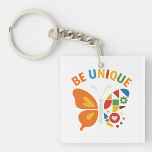 Llavero Diseño de mariposa inspirador único
