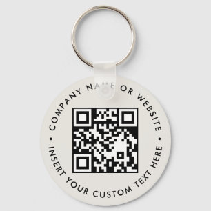 Llavero Diseño de marketing de contacto QR personalizado m