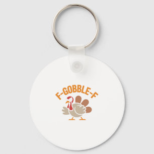 Llavero Diseño de meme de pavo divertido enojado furioso F