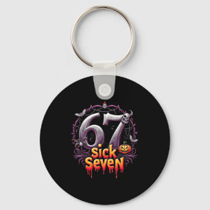Llavero Diseño de meme divertido seis siete 6 7 Fun Sick S