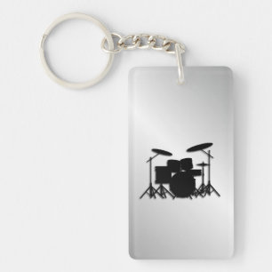 Llavero Diseño de música de juego de tambores