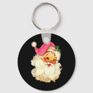 Llavero Diseño de Navidades rosados de divertida época San
