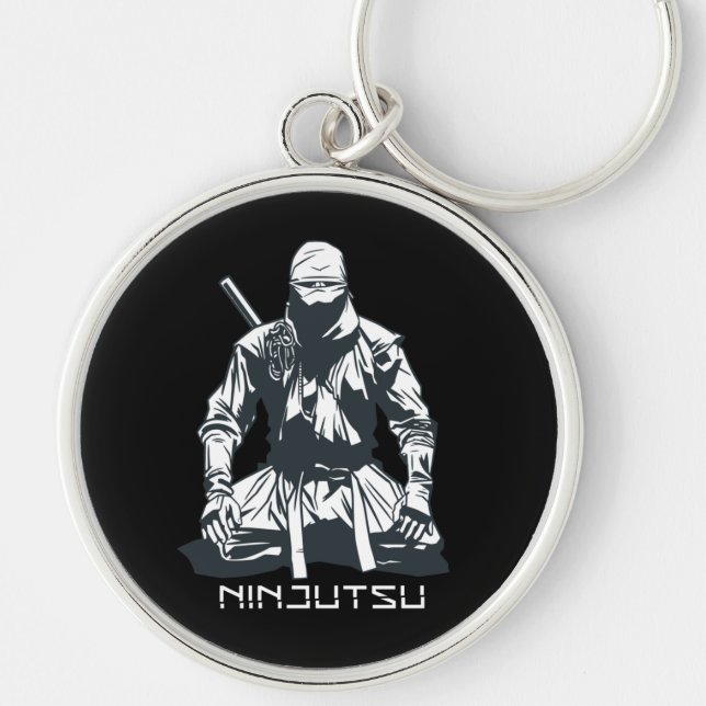 Llavero Diseño de Ninja Ninjutsu Assassin (Frente)
