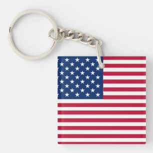 Llavero Diseño de orgullo de bandera estadounidense USA