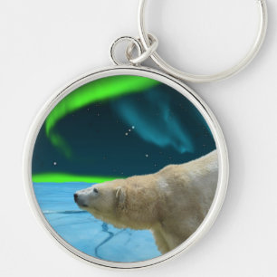 Llavero Diseño de oso para partidarios de la vida animal y