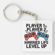 Diseño de pareja de Pixel Gaming Level Up
