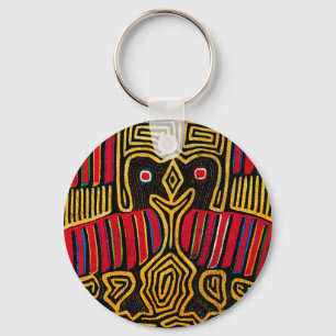 Llavero Diseño de pato Mola indio Cuna