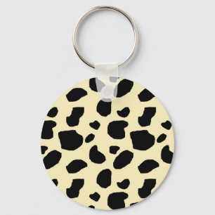 Llavero Diseño de patrón de color de piel de animal de vac
