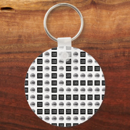 Llavero Diseño de patrón de logotipo geométrico 2