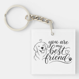 Llavero Diseño de Perro Mejor Amigo