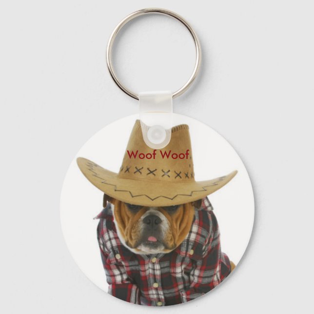 Llavero Diseño de perros Guay Keychain (Anverso)