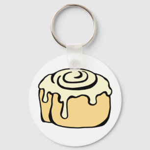 Llavero Diseño de Personalizado Cinnamon Roll Honey Bun