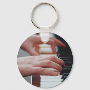 Llavero Diseño de piano de bonito