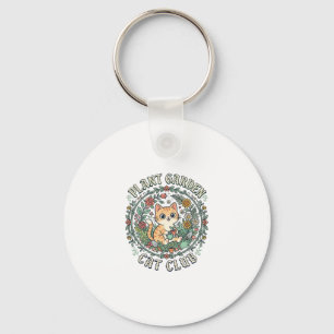 Llavero Diseño de Plant Garden Cat divertido para amantes