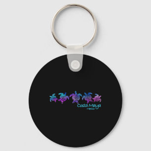Llavero Diseño de playa de Costa Maya _ Regalo de tortuga
