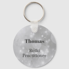Llavero Diseño de practicante de Reiki personalizado