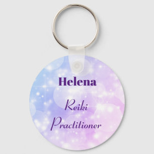 Llavero Diseño de practicante de Reiki personalizado