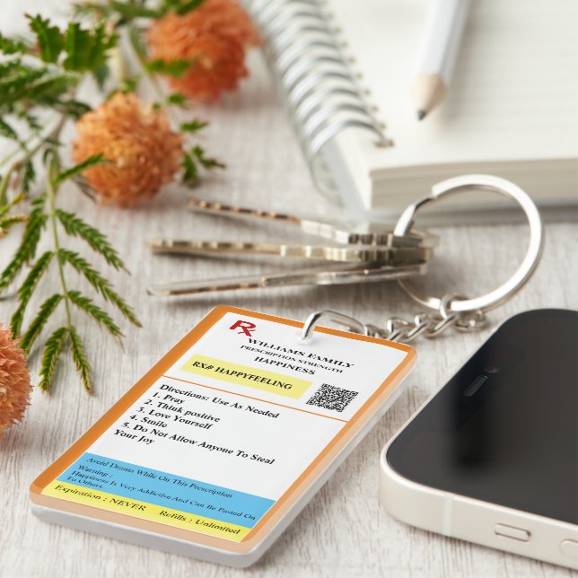 Llavero Diseño de prescripción (Frente Derecha)