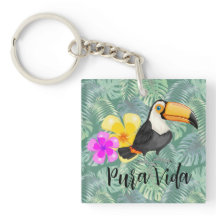 Diseño de Pura Vida Tropical Toucan