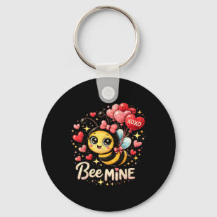 Llavero Diseño de San Valentín de Abeja Linda con Corazone