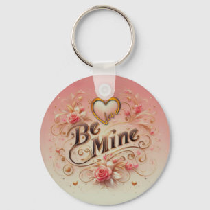 Llavero Diseño de San Valentín Sé Mía con Corazón, Cita