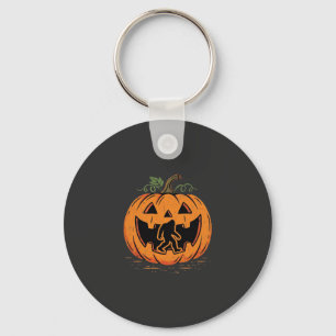 Llavero Diseño de silueta de calabaza de Halloween de Bigf