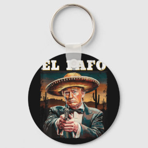 Llavero Diseño de Sombrero Trump Fafo Mexicano