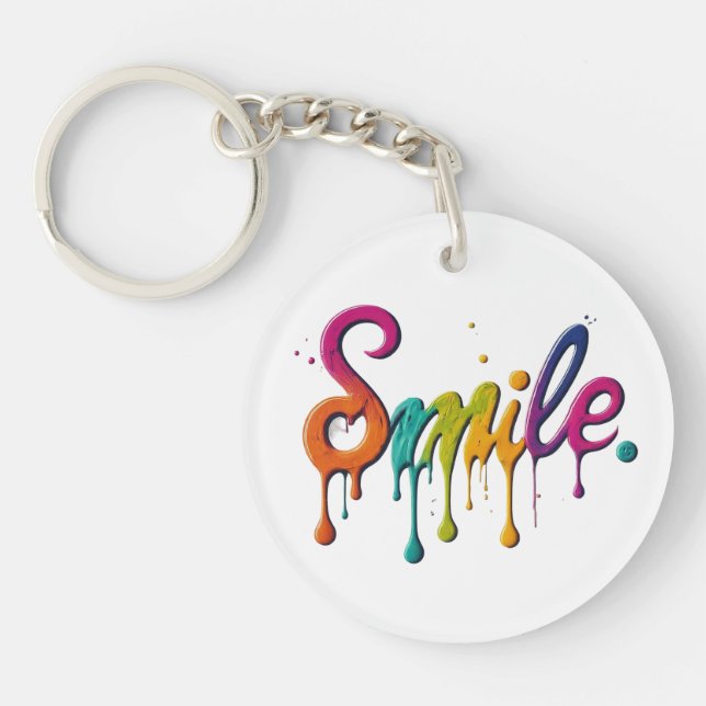 Llavero Diseño de sonrisa (Frente)