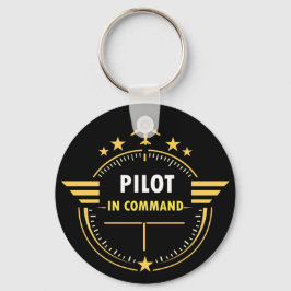 Llavero Diseño de taza para piloto de aviación personaliza