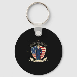 Llavero Diseño de temporada conmemorativa patriótica vinta