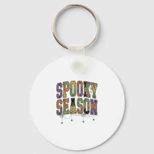 Llavero Diseño de tipografía vintage de Halloween de tempo