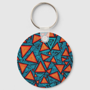 Llavero diseño de triángulos