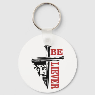 Llavero Diseño de uña de cruz de Jesús – Cristiano poderos