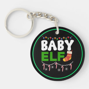 Llavero Diseño de vacaciones de Navidad de Elfo Bebé-84608