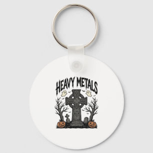 Llavero Diseño de vector cementerio de Halloween de metale