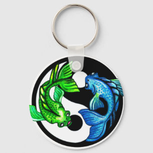 Llavero Diseño de Yin-Yang Koi