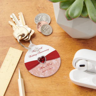 Llavero Diseño del 40° Aniversario de la Damasco