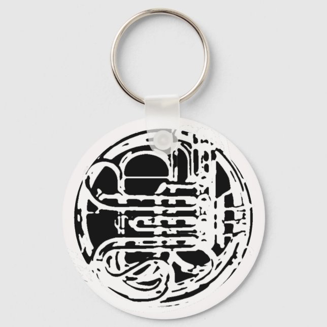 Llavero Diseño del Cuerno Francés de Guay (Anverso)