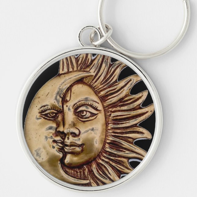 LLAVERO DISEÑO DEL ENCANTO DEL SOL Y DE LA LUNA (Frente)