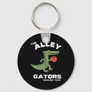 Llavero Diseño del equipo de boliche Alley Gators