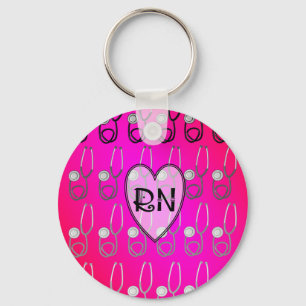 Llavero Diseño del estetoscopio del RN
